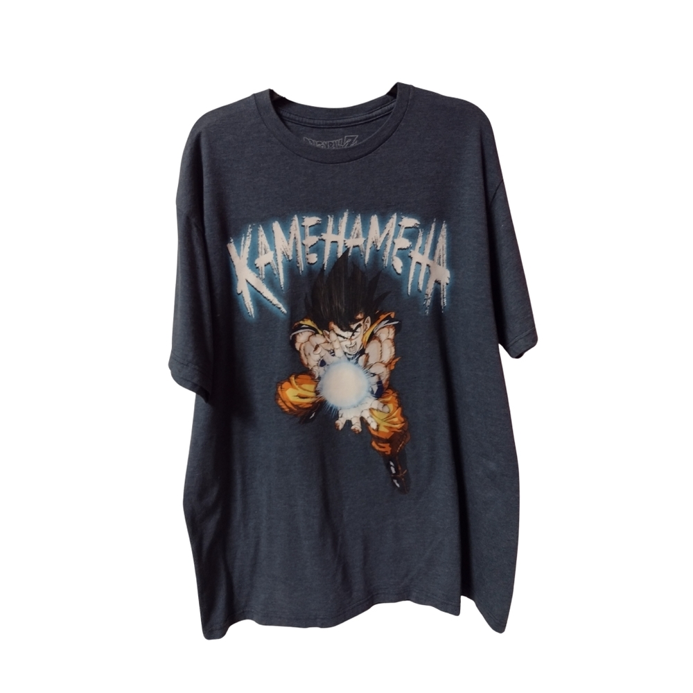 Tz)  Dragon Ball Z Ripple Junction Kamehameha Goku Graphic Tee